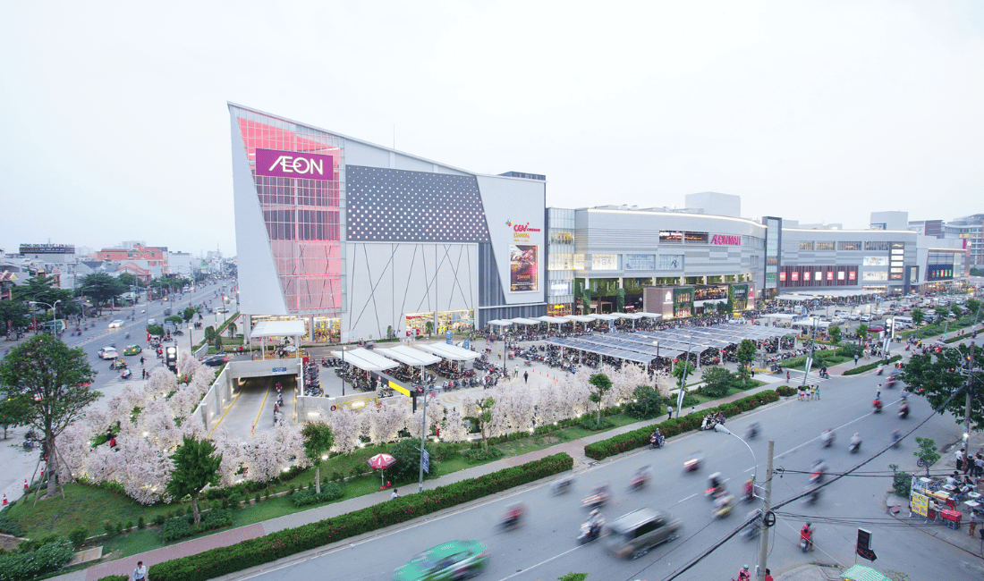 Dự án Ecopark Long An nằm gần các trung tâm thương mại nào? 8 Trung tâm thương mại Aeon Mall, quận Bình Tân, thành phố Hồ Chí Minh
