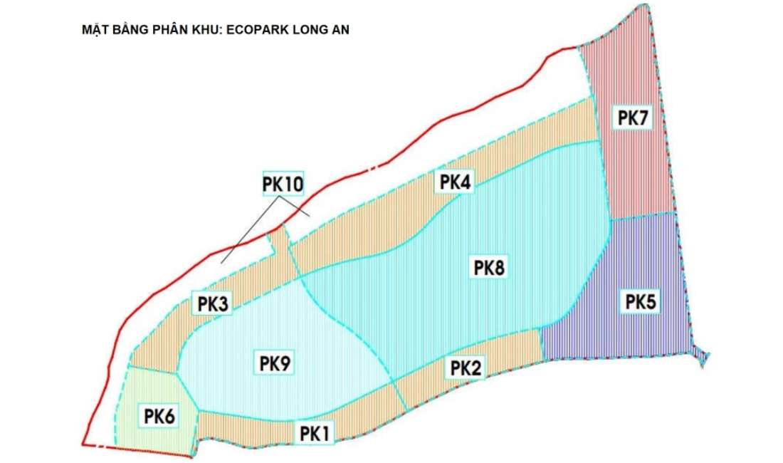 Khu đô thị Eco Retreat Long An| Ecopark Long An 21 Chi tiết 10 phân khu tại dự án khu đô thị Eco Retreat Long An